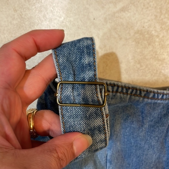 Billabong Denim Button Front Jumper Dress S - Picture 6 of 9